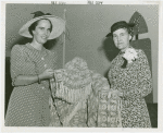Contests - America through the Needle's Eye - Judges with crocheted bedspread
