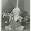 Contests - Baby Day - Baby in front of Trylon and Perisphere
