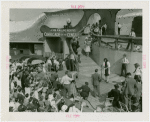 Contests - Beauty - Television Girl - Crowd and contestant outside Cavalcade of Centaurs
