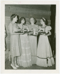 Contests - Beauty - Typical Miss New York - Winner and runner-ups with trophies