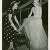 Contests - Cinderella - Gloria Swanson putting silver slipper on winner