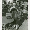 Contests - Doughnut - Woman with prizewinning doughnut