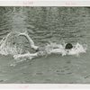 Contests - Duck Chase - Boy landing face down in water