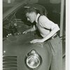 Contests - Golden Key - Winner examining car