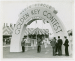 Contests - Golden Key - Entrance to contrest booth