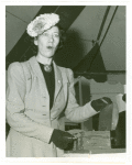 Contests - Golden Key - Flora Robson (English actress) with treasure chest