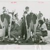 Contests - Milkmaid - Two contestants milking cows