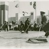 Contests - Parks Department - Sand sweeping contest contestants