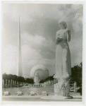 Contests - Photograph - Prizewinning photograph of Constitution Mall with Trylon and Perisphere in background