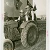 Continental Baking Co. - Grover Whalen and Basil Rathbone on tractor