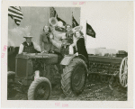 Continental Baking Co. - M. Lee Marshall (President, Continental Baking Co.), Patricia Ellis, Grover Whalen, Basil Rathbone and Arlene Blackburn on tractor