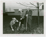 Continental Baking Co. - Benay Venuta, Jane Pickens and M. Lee Marshall (President, Continental Baking Co.) planting flowers