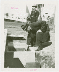 Cosmetics - Strong Box - Man leaning over strong box