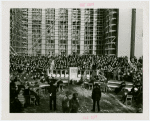 Court of Peace - Dedication - Speaker's platform and crowd