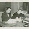 Czechoslovakia Participation - Ladislav Turnovsky (Czech Commissioner) and Grover Whalen sign contract