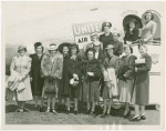 Delaware Participation - Delaware Committee in front of airplane