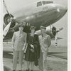 Delaware Participation - Delaware Committee in front of airplane