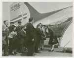 Delaware Participation - Delaware Committee in front of airplane