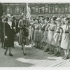 Denmark Participation - Prince Frederik and Princess Ingrid - With Girl and Boy Scouts