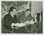 Dominican Republic Participation - Grover Whalen and Charles H. Wanzer (Dominican Chamber of Commerce) sign contract
