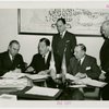 Dominican Republic Participation - Grover Whalen, Charles H. Wanzer (Dominican Chamber of Commerce) and Don Andres Pastoriza (Dominican Minister) sign contract