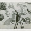 DuPont - Mural - Dominico Mortellito on ladder