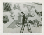 DuPont - Mural - Dominico Mortellito on ladder
