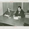 Egypt Participation - Egyptian Charge d'Afffaires and Grover Whalen signing contract