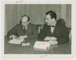 Egypt Participation - Egyptian Charge d'Afffaires and Grover Whalen signing contract