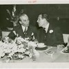 Egypt Participation - Hussein Sabry Pacha (Egyptian High Commissioner) and Grover Whalen at luncheon