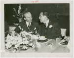 Egypt Participation - Hussein Sabry Pacha (Egyptian High Commissioner) and Grover Whalen at luncheon