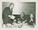 Egypt Participation - Hussein Sabry Pacha (Egypt's High Commissioner) and Grover Whalen at luncheon