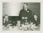 Egypt Participation - Hussein Sabry Pacha (Egyptian High Commissioner) and Grover Whalen at luncheon