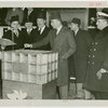 Egypt Participation - Hussein Sabry Pacha (Egyptian High Commissioner) lays glass cornerstone