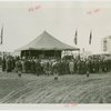 Egypt Participation - Tent and crowd at opening ceremonies