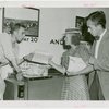 Electric Utilities - Electrified Farm - Woman and two men with food