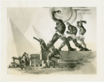 Elgin National Watch Co. Participation - Sketch of mural