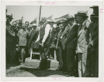 Elgin National Watch Co. Participation - T. Albert Potter (President, Elgin National Watch Co.) breaking ground