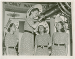 Elgin National Watch Co. Participation - Hostesses look into telescope