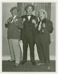 Elmer (NYWF mascot) - With two men