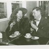 Elmer (NYWF mascot) - With Lucy Monroe eating dougnuts