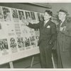 Elmer (NYWF mascot) - Looking at stamp exhibit
