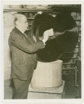 Max Fluegelman with world's largest top hat