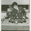 Alvin Fox with miniature Lagoon of Nations display