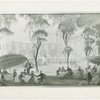 Fairgrounds - Conceptual Sketches - Board of Design drawing no. 10: Courtyard