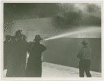 Fairgrounds - Fire - Spraying with hose