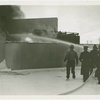 Fairgrounds - Fire - Spraying with hose