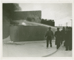 Fairgrounds - Fire - Spraying with hose