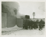 Fairgrounds - Fire - Group viewing destruction