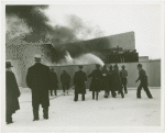 Fairgrounds - Fire - Spraying with hose